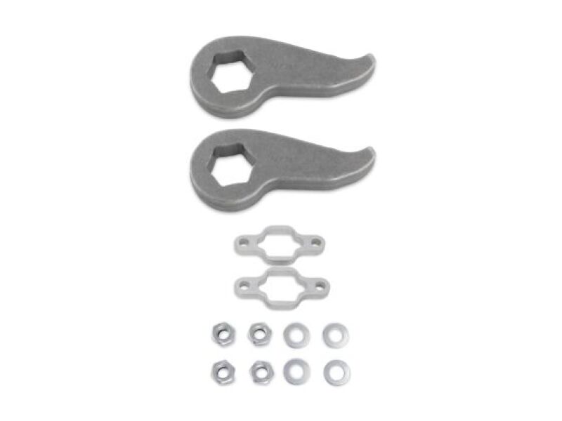 Cognito 20-24 Chevy/GMC Silverado/Sierra 2500/3500 HD 2in Economy Leveling Kit components including brackets and nuts.