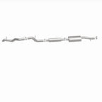 MagnaFlow 12-18 Jeep Wrangler 2.5in Overland Series Cat-Back Exhaust for offroad performance upgrades.