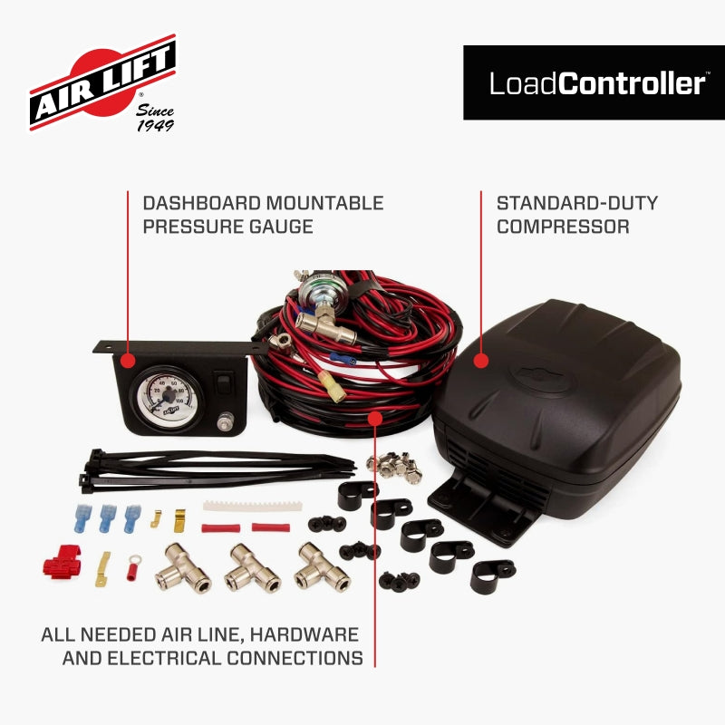 Air Lift Load Controller II - Single Gauge w/ Lps 5 PSI Min. off road parts and suspension lift kits components.