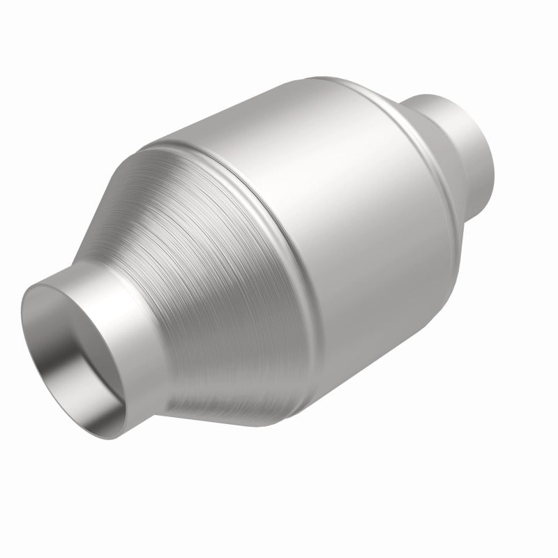 MagnaFlow Conv Univ 2.5in Inlet/Outlet Center/Center Round 3in Body L x 5in W x 8.75in Overall L - universal catalytic converter