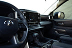 DV8 Offroad 22-23 Toyota Tundra Center Console Molle Panels/Device Mount interior view with controls and display.