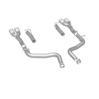 MagnaFlow Axle-Back, SS, 2.5in, Quad Split Rear 3.5in Tip 2015 Dodge Challenger 3.6L V6 exhaust system parts