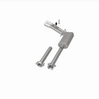 Magnaflow 15-21 Ford F-150 Street Series Cat-Back Performance Exhaust System- Polished Side Exit view with chrome tips