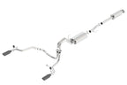 Borla 15-17 F-150 2.7/3.5L V6 EcoBoost / 5.0L V8 Black Chrome Cat-Back Touring Exhaust system with stainless steel tips