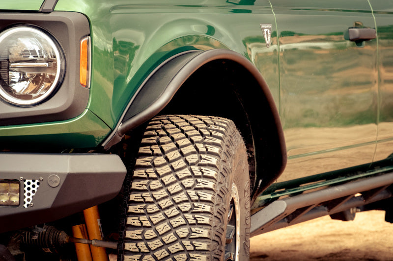 DV8 Offroad 21-23 Ford Bronco Tube Fender Flares on truck