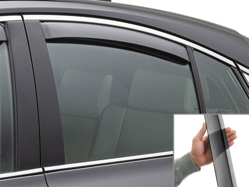 WeatherTech 18-25 Toyota Camry (Incl. 18-24 Hybrid) Rear Side Window Deflectors - Dark Tint Secondary image