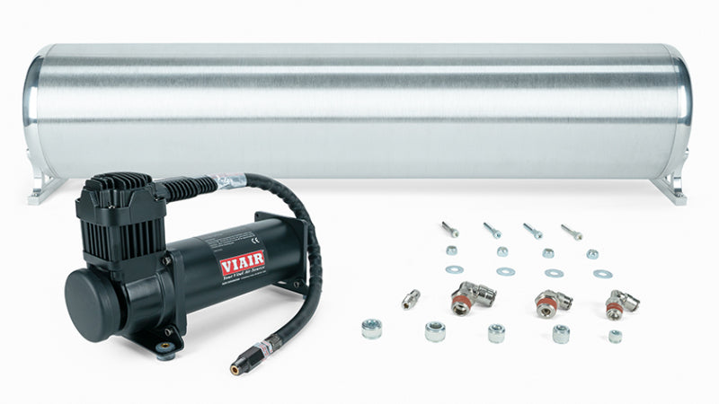Air Lift 28in FLO Tank w/ Viair 444c Black Compressor (Incl. Fittings & Tank Mounting Hardware) for performance offroad parts.