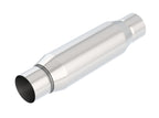 Borla CrateMuffler Resonator Option 2.5in Center/Center 3.5in Round x 10in for off road parts and truck accessories