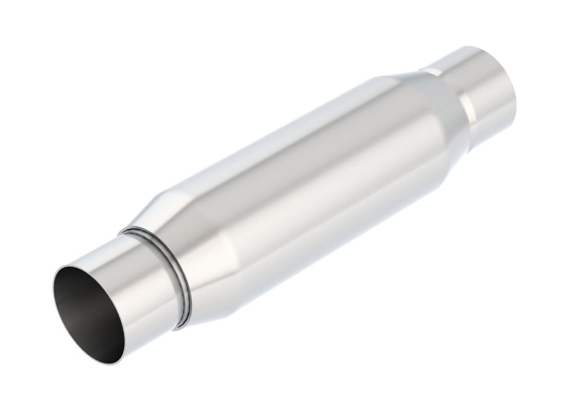 Borla CrateMuffler Resonator Option 2.5in Center/Center 3.5in Round x 10in for off road parts and truck accessories