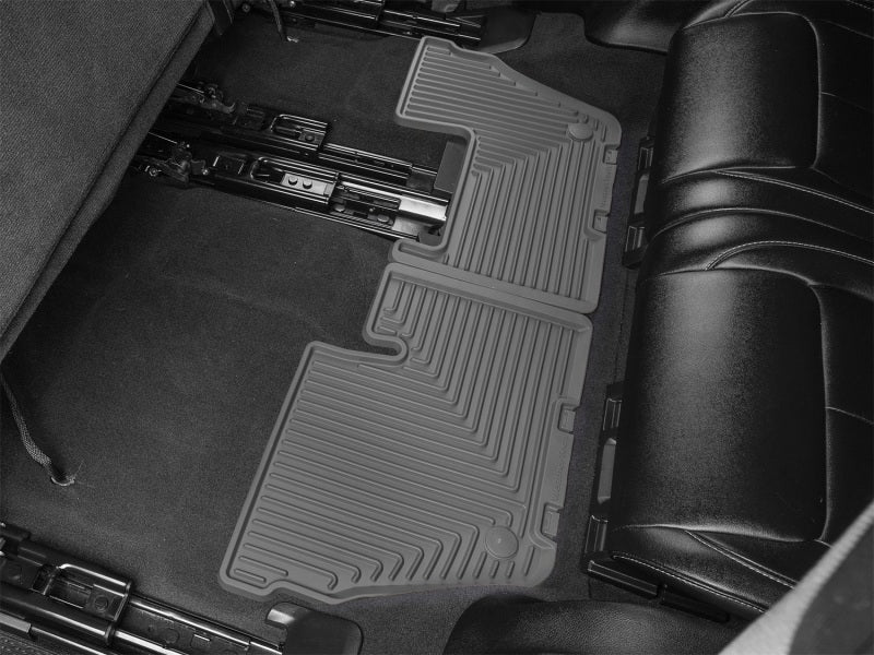WeatherTech 21-23 Jeep Grand Cherokee L Rear Rubber Mats - Grey Secondary image