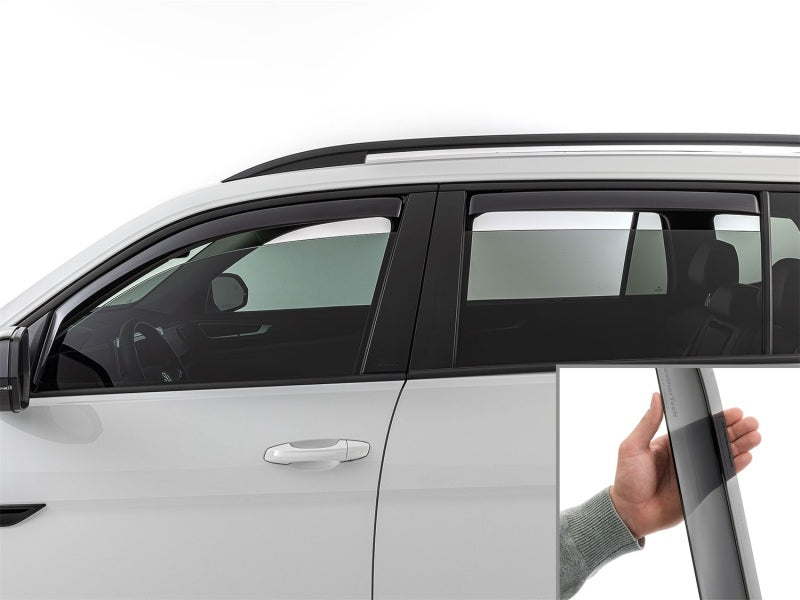 WeatherTech 18-24 Volkswagen Atlas Front&Rear Side Window Deflectors - Dark Tint Secondary image