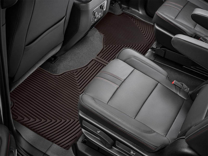WeatherTech 2021+ Cadillac Escalade Rear Rubber Mats - Cocoa Secondary image