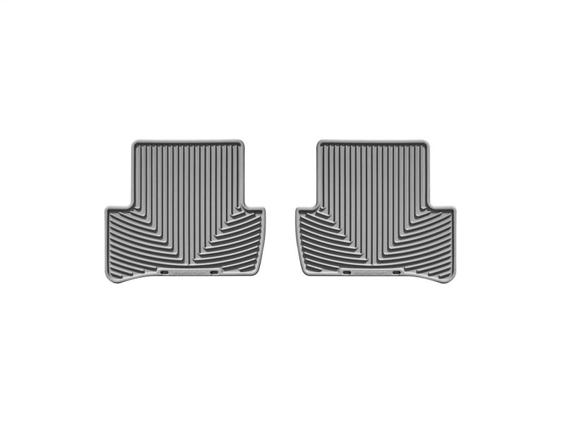 WeatherTech 08-11 Mercedes-Benz C-Class (W204) Rear Rubber Mats - Grey Secondary image
