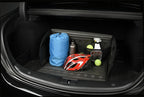 3D MAXpider 27.5in x 12in x 12.5in 3D Handy Trunk Carbon Fiber - Black with gear in trunk