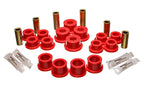 Energy Suspension 04-07 Mazda RX8 Red Rear Lateral/Trailing Arm Bushings for superior performance and durability.