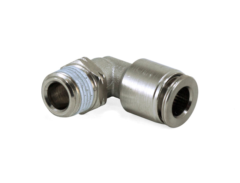 Air Lift Swivel Elbow Fitting - 1/8in MNPT x 1/4in PTC for offroad performance upgrades