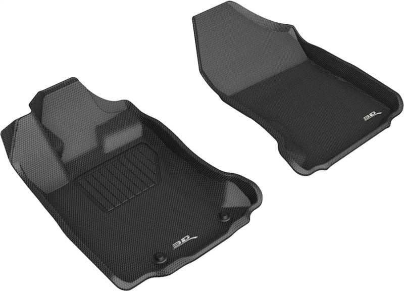 3D MAXpider 20-21 Subaru Legacy/Outback Kagu 1st Row Floormat - Black for vehicle floor protection Main image