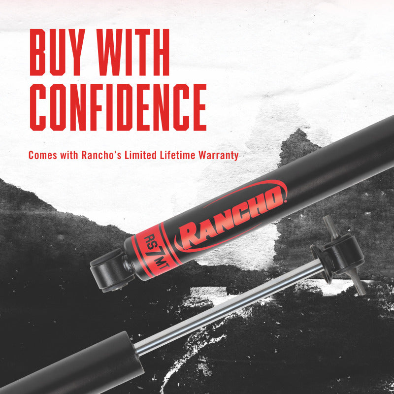 Rancho 19-22 Silverado / Sierra 1500 Trail Boss and AT4 Front RS7MT Shock with a lifetime warranty. Main image