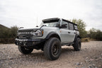 DV8 21+ Ford Bronco Curved Light Bracket for 12 3in. Pod Lights mounted on off-road vehicle