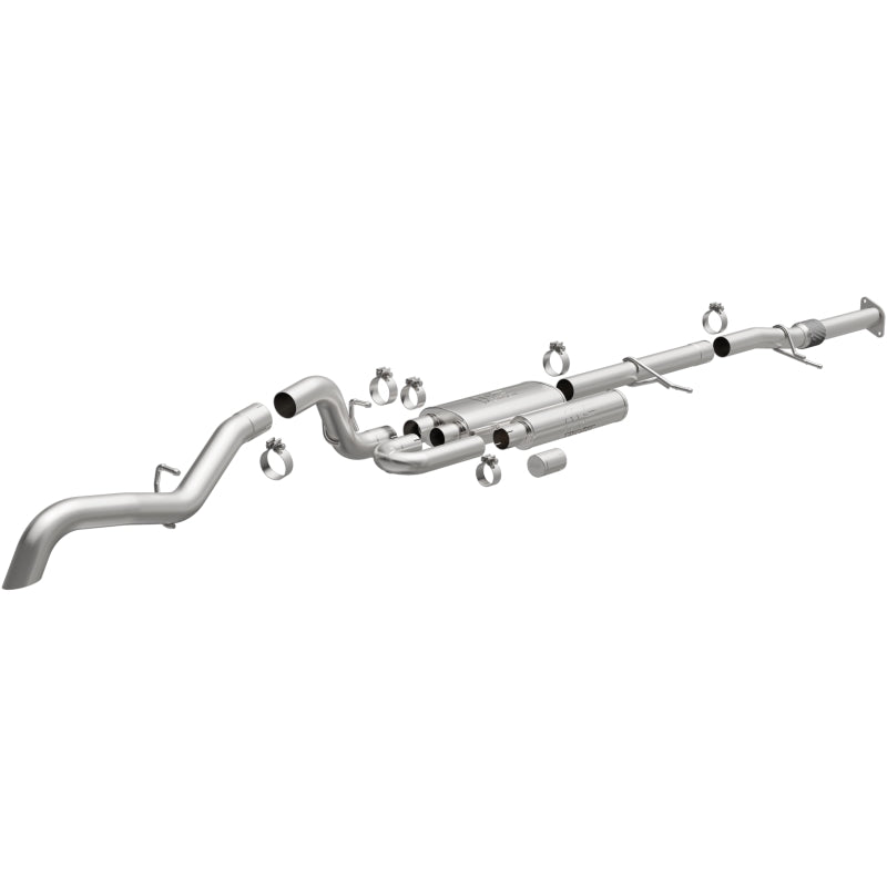 MagnaFlow 2023+ Chevy Colorado Overland Series Cat-Back Exhaust system parts.