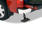 AMP Research 1999-2006 Chevrolet Silverado 1500/2500/3500 BedStep - Black, non-slip bumper step for trucks.