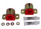 Energy Suspension 01-05 Lexus IS300 Front Sway Bar Bushing Set - Red components with sleeves