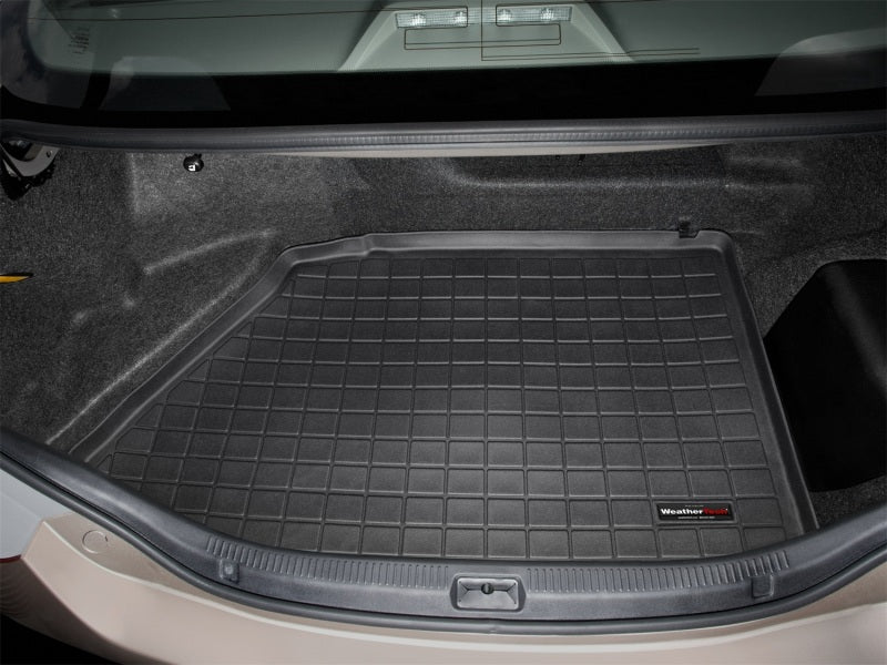 WeatherTech 07-11 Toyota Camry Sedan Cargo Liners - Black in trunk