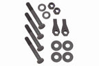Fishbone Offroad 07-18 JK Wrangler Rubicon and Unlimited Jeep JK Rear D-Ring Frame Mounts hardware components