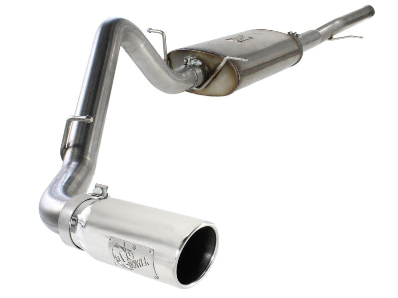 aFe MACHForce XP Exh CB, Stainless steel GM Silverado/Sierra 1500 2014 V*-5.3/6.2L Polished tip Secondary image
