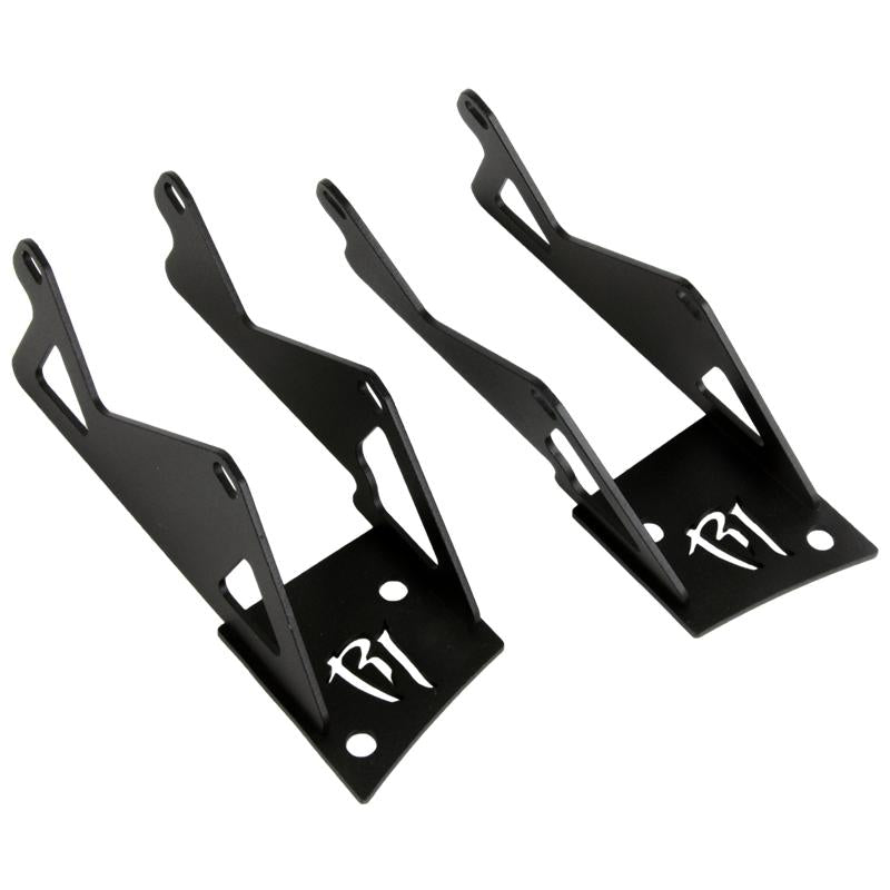 Rigid Industries Jeep JK - Double A-Pillar Mount - Mounts 2 sets of Dually/D2 for offroad lighting