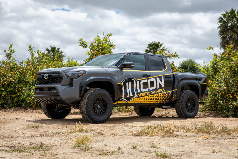 ICON 2024+ Toyota Tacoma Diff Drop Kit on offroad truck