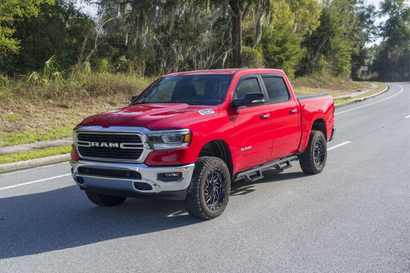 N-Fab EPYX 2019 Dodge RAM 1500 Crew Cab - Cab Length - Tex. Black on road