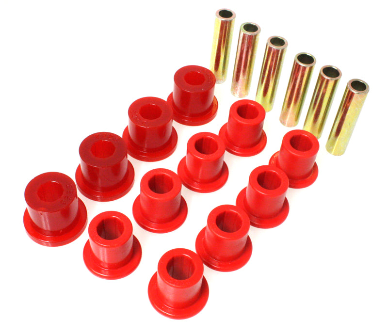 Energy Suspension Spring & Shackle Bushing - Red for off road parts