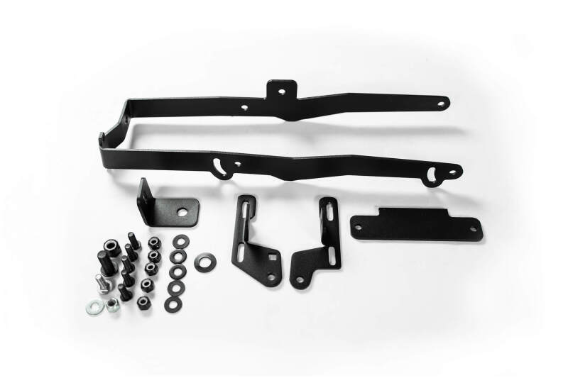 Addictive Desert Designs 21-22 Ford Raptor Adaptive Cruise Control Relocation Bracket with mounting hardware for off road parts.