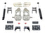 MaxTrac 15-18 Ford F-150 2WD 2in/4in MaxPro Lowering Spindle Kit components
