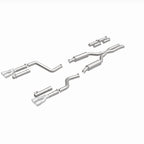 MagnaFlow 2017+ Dodge Challenger 409 SS Polished 3in Quad Tips Cat-Back Exhaust system components