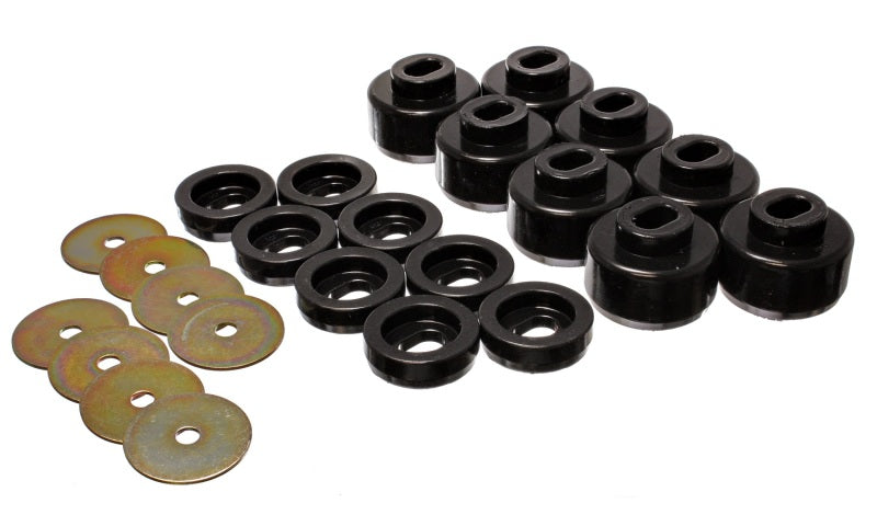 Energy Suspension 99-06 Silverado C1500/K1500/01-06 Silverado C2500/K2500 Black Body(cab) Mount Set for offroad upgrades