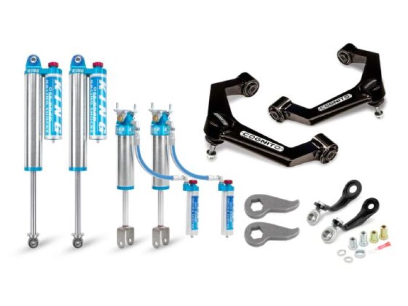 Cognito 20-24 Chevy/GMC Silv/Sierra 2500/3500 HD 2WD/4WD 3in Elite Leveling Kit w/ King 2.5 RR off road parts and components