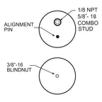Firestone Ride-Rite Replacement Bellow 267C installation diagram