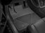 WT Rubber Mats - Front - Blk in vehicle, durable and protective