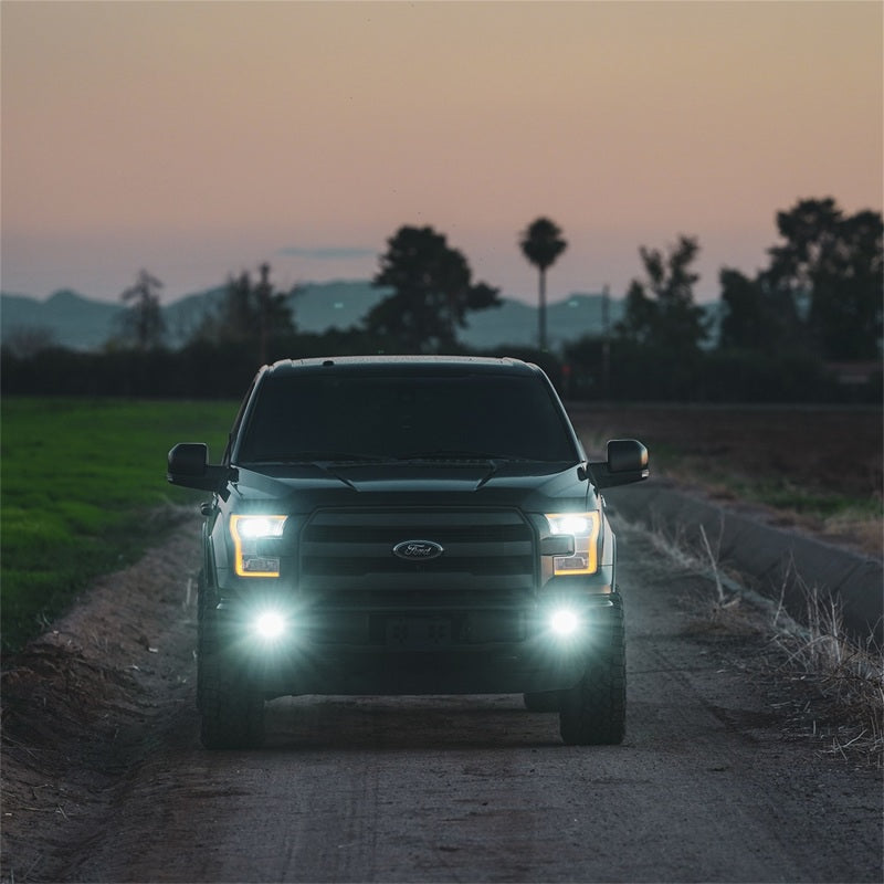 Rigid Industries D-Series SAE Fog Yellow/White Pair on truck