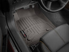 WeatherTech 14+ Chevy Silverado (Crew Cab / Double Cab) Front FloorLiners - Cocoa in vehicle interior for maximum protection