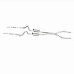 MagnaFlow Sys C/B 64-66 Ford Mustang 2.5inch exhaust system parts
