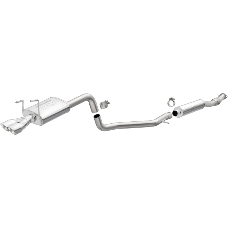 MagnaFlow 12 Fiat 500 L4 1.4L Single Straight D/S Rear Exit SS Catback Perf Exhaust Secondary image