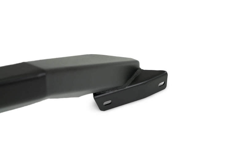 DV8 Offroad 21-22 Ford Bronco Factory Modular Front Bumper Bull Bar close-up view of mounting bracket