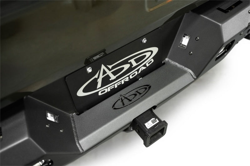 Addictive Desert Designs2024+ Ford Ranger Raptor Phantom Rear Bumper with offroad lighting features.