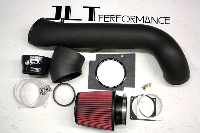 JLT 03-04 Ford Mustang Mach 1 Black Textured Cold Air Intake Kit w/Red Filter Secondary image