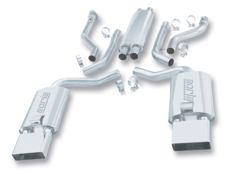 Borla 92-96 Chevrolet Corvette Hatchback/Conv 5.7L 8cyl 4/6 Spd Touring SS Catback Exhaust parts and components