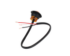 Fishbone Offroad Amber LEDs 3/4In Pair with wiring harness