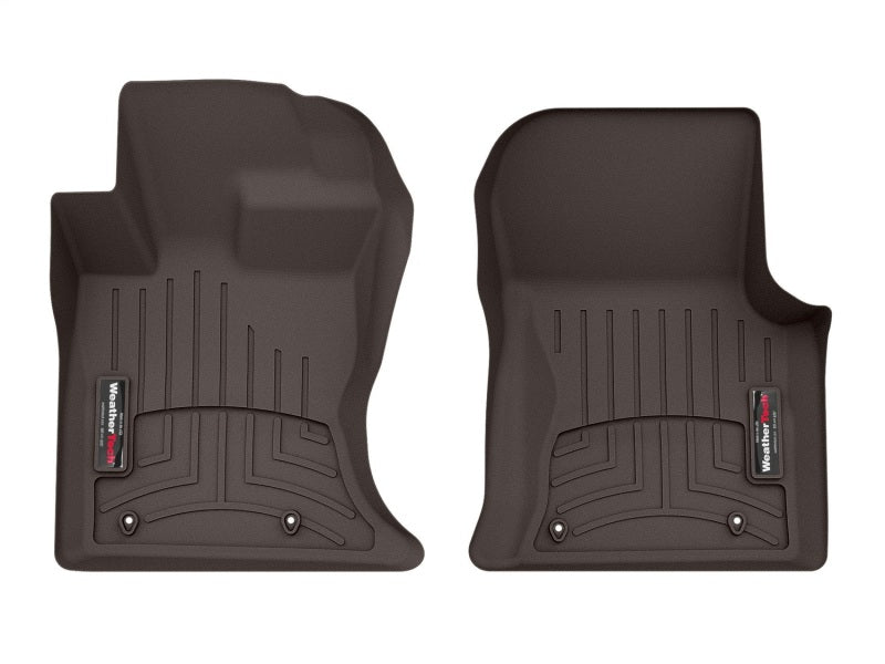 WeatherTech 2017+ Jaguar F-Pace Front FloorLiner - Cocoa Secondary image